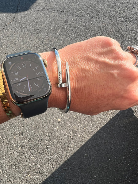 Bolt- Steel Screw Bracelet