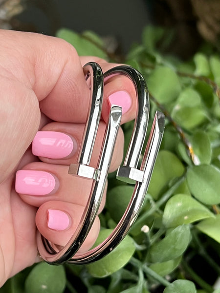 Bolt- Steel Screw Bracelet