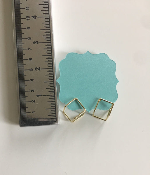 Illusion Cube Earring