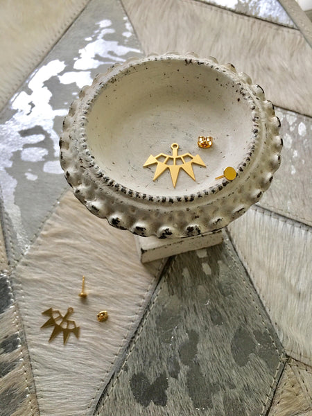 Gold Spike Ear Jacket