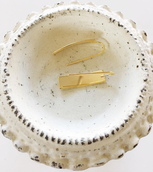 Tom Boy Drop Earring