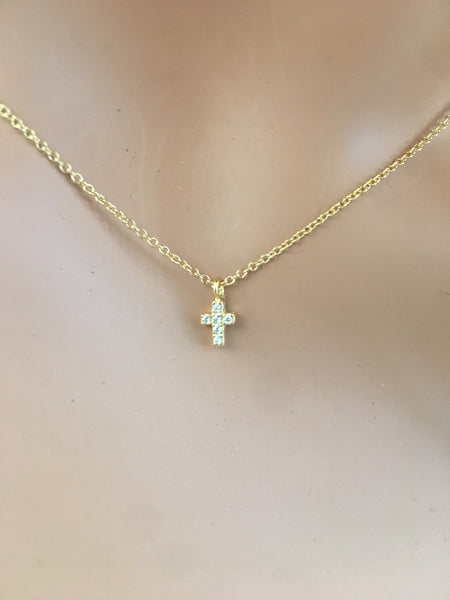 Sparkle Cross Necklace