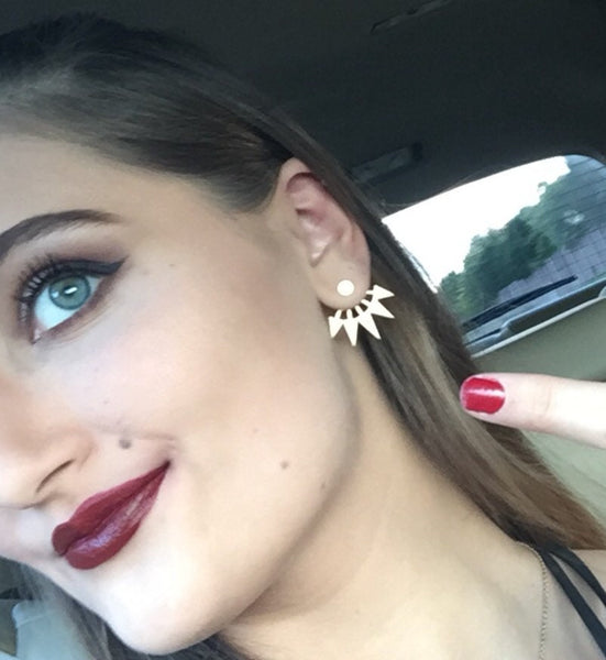 Gold Spike Ear Jacket