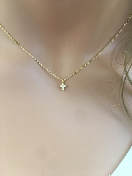 Sparkle Cross Necklace
