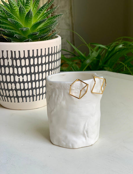 Illusion Cube Earring