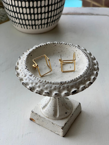 Illusion Cube Earring