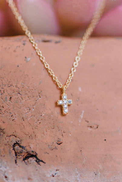 Sparkle Cross Necklace
