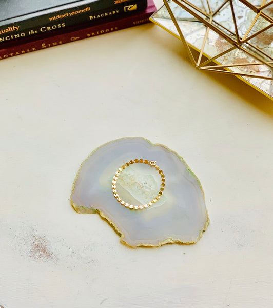 Delicate Disc Bracelet