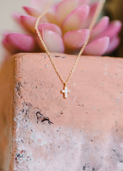 Sparkle Cross Necklace