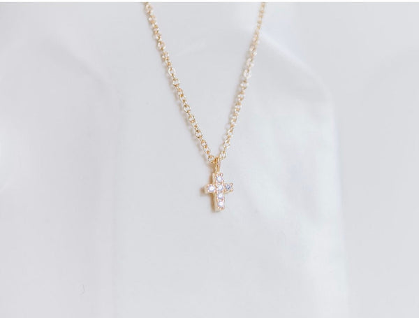 Sparkle Cross Necklace