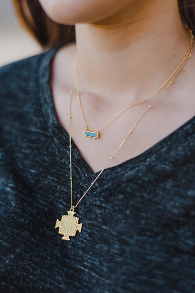 Saint Benedict Cross Necklace