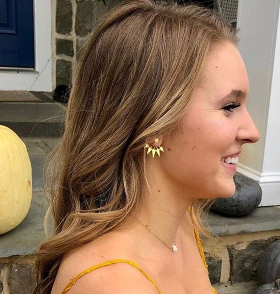 Gold Spike Ear Jacket