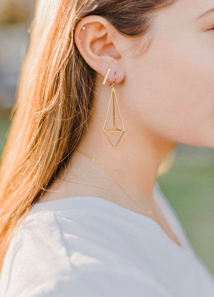 Geo Kite Earring