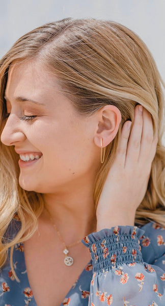 Luxe Line Bar Ear Jacket