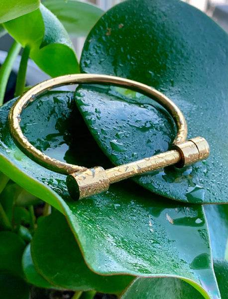 Bolt- Steel Screw Bracelet