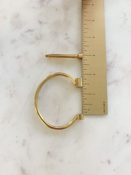 Bolt- Steel Screw Bracelet