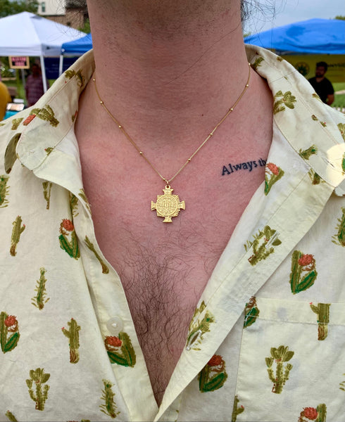 Saint Benedict Cross Necklace