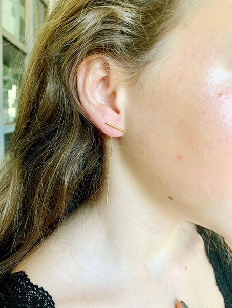 Brady Bar Ear Threaders