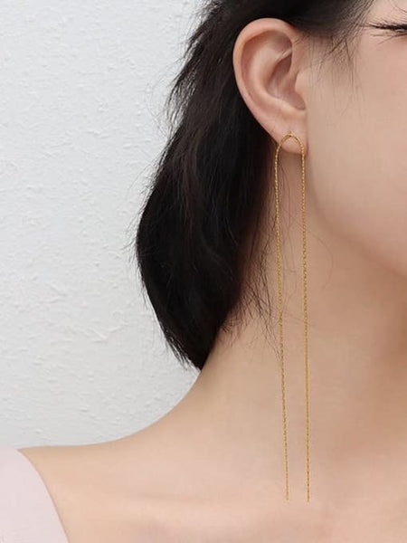 Secret Shoulder Sweeper Earring