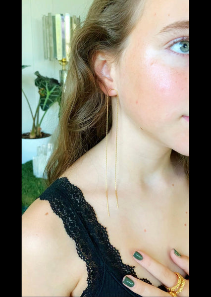 Secret Shoulder Sweeper Earring