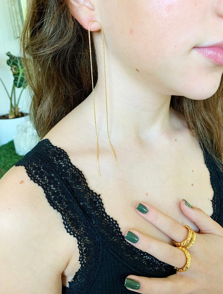 Secret Shoulder Sweeper Earring