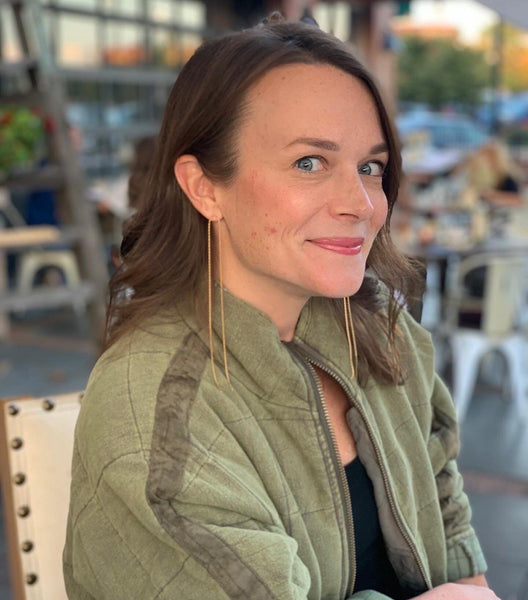 Secret Shoulder Sweeper Earring