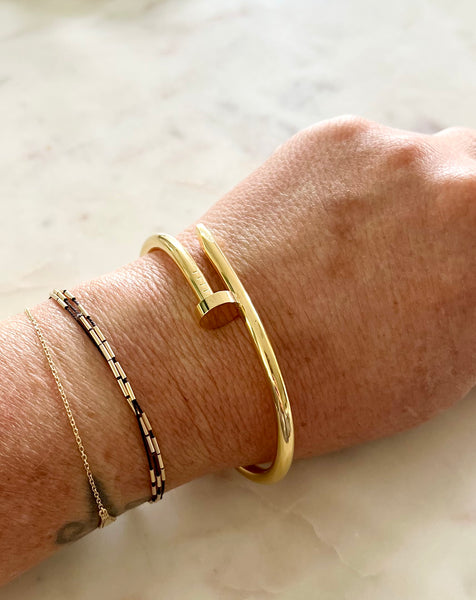 Bolt- Steel Screw Bracelet