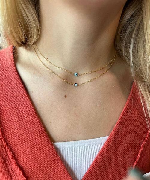 Tiny Evil Eye Necklace