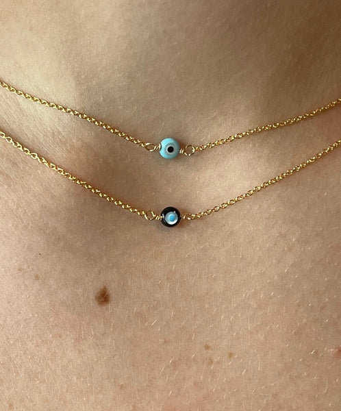 Tiny Evil Eye Necklace