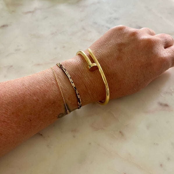 Bolt- Steel Screw Bracelet