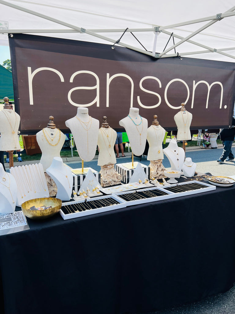 Custom Welded Permanent Jewelry comes to the EatLoco Farmers Market at One Loudoun!