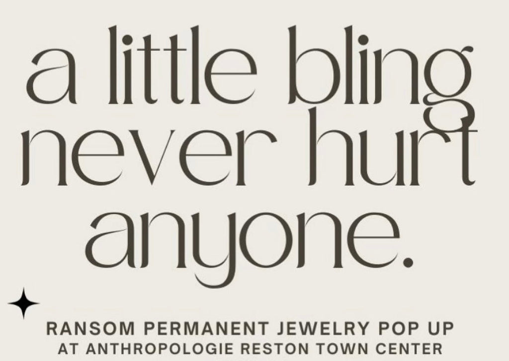 Ransom Jewelry Partners with Anthropologie for Pop-Up Events & Custom Permanent Jewelry