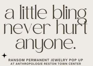 Ransom Jewelry Partners with Anthropologie for Pop-Up Events & Custom Permanent Jewelry
