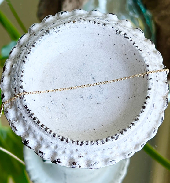 Island- 14K Yellow GF- Welded Eternity Collection- Anklet