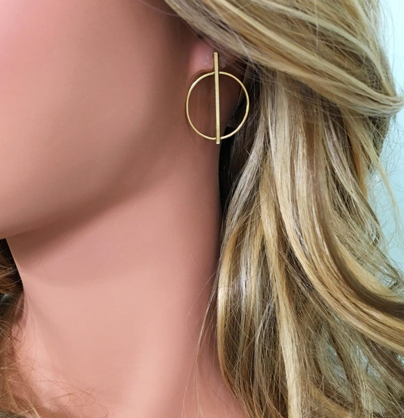 Baby Compass Earring
