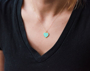 Meghan Heart- Turquoise