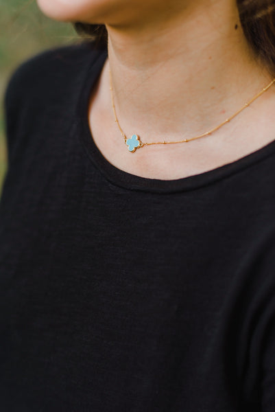 Haley Necklace- Turquoise