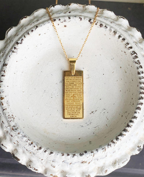 Lord's Prayer Necklace