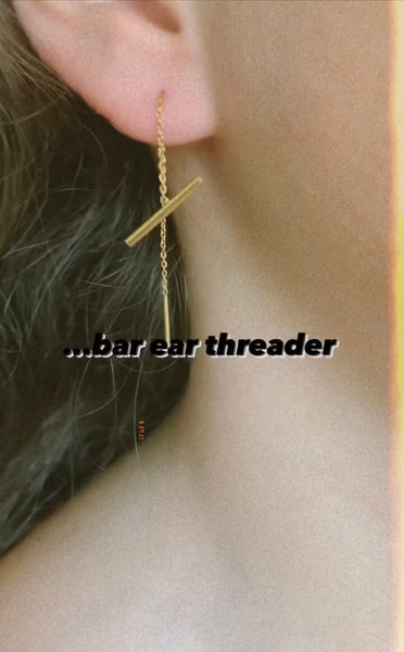 Brady Bar Ear Threaders