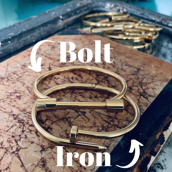 Bolt- Steel Screw Bracelet