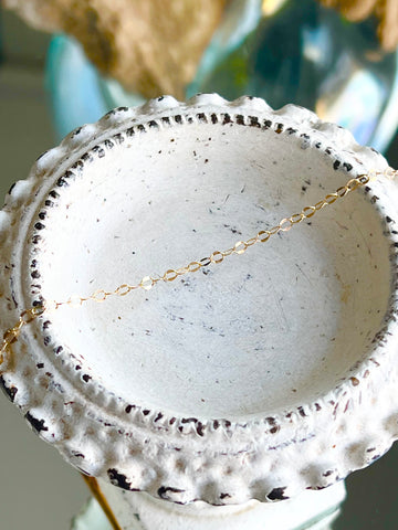 Ocean- 14K Yellow Gold- Welded Eternity Collection- Necklace 18-20"