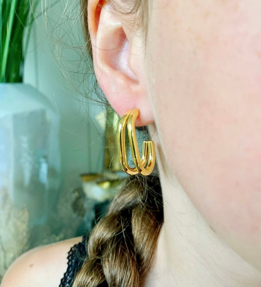 Laney Double Hoop Earrings