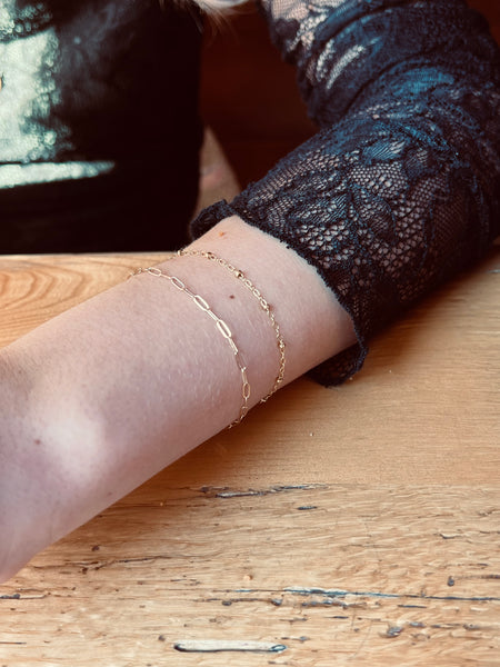 Drift- 14K Yellow Gold- Custom Welded Eternity Collection- Bracelet